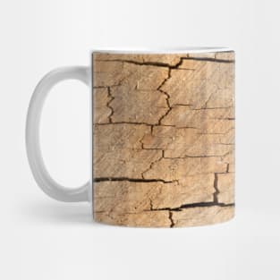 Naturally cracked wood Mug